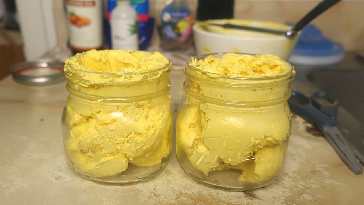 DIY Body Butter for dark spots/marks/eczema | Shea, Cocoa, Almond Oil + Rosehip Seed Oil