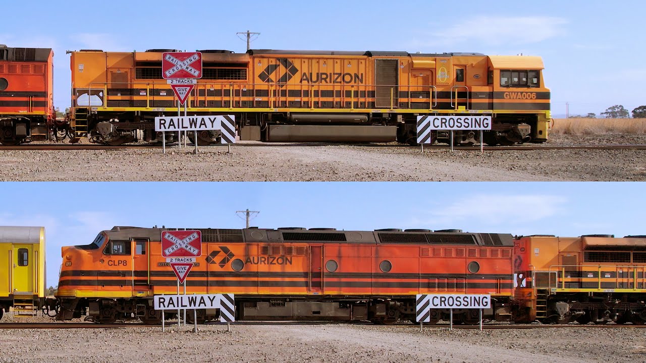 6MX1 Aurizon / Team Global Express Container Train With GWA006 & CLP8