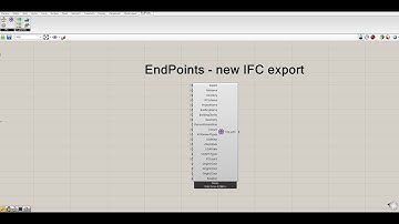 EndPoints - IFC export