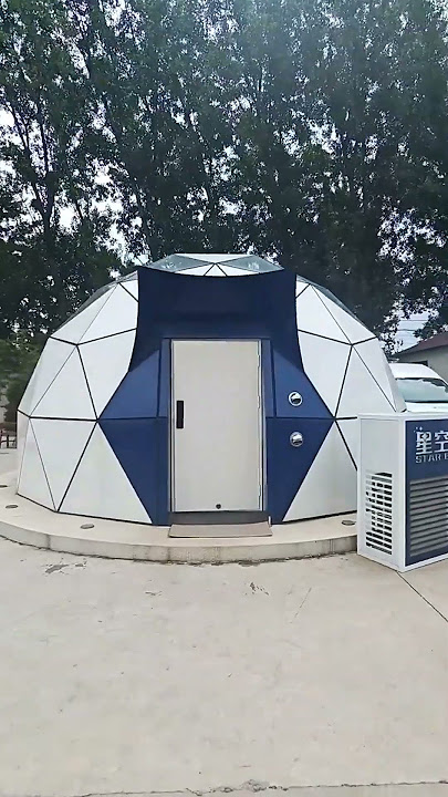 Star Capsule House 6m diameter glass dome geodesic dome igloo-from tourle tent