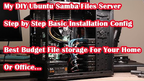 How To Install Ubuntu SAMBA File server Step By Step Basic Config  (Tagalog)