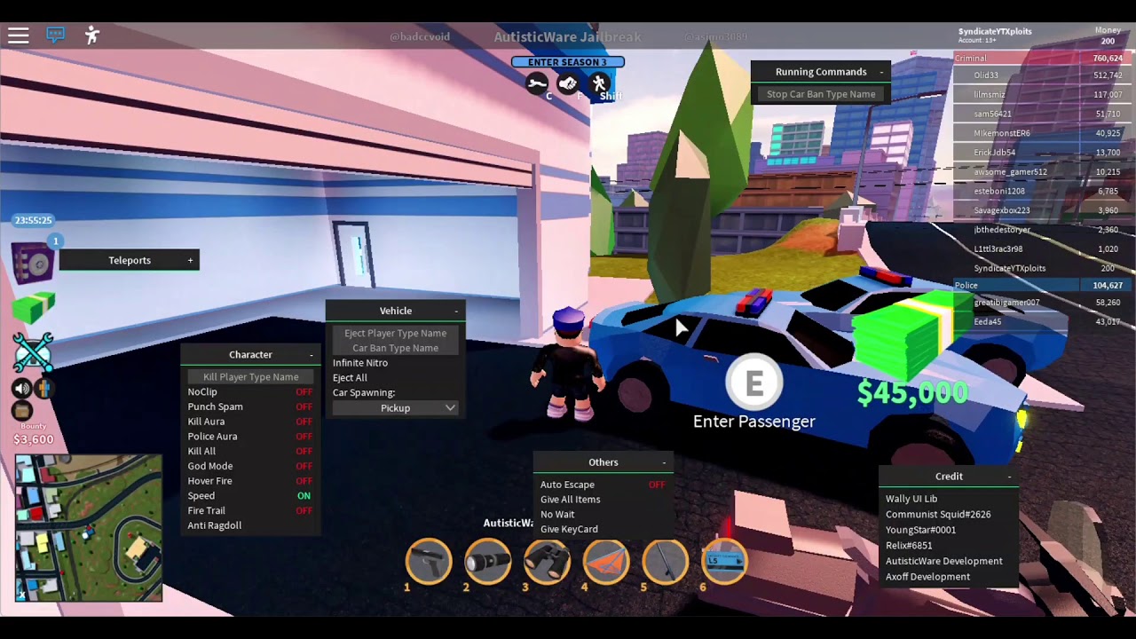 Jailbreak op gui roblox youtube