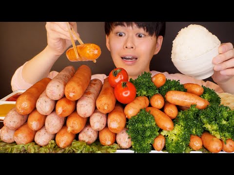 ASMR ソーセージ盛り合わせ Sausage Platter EATING SOUNDS | MUKBANG | 먹방 | 咀嚼音