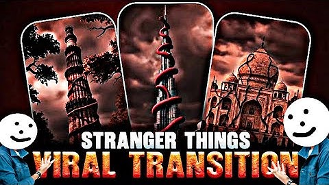 Make VIRAL Stranger Things Transition Tutorial 🤯
