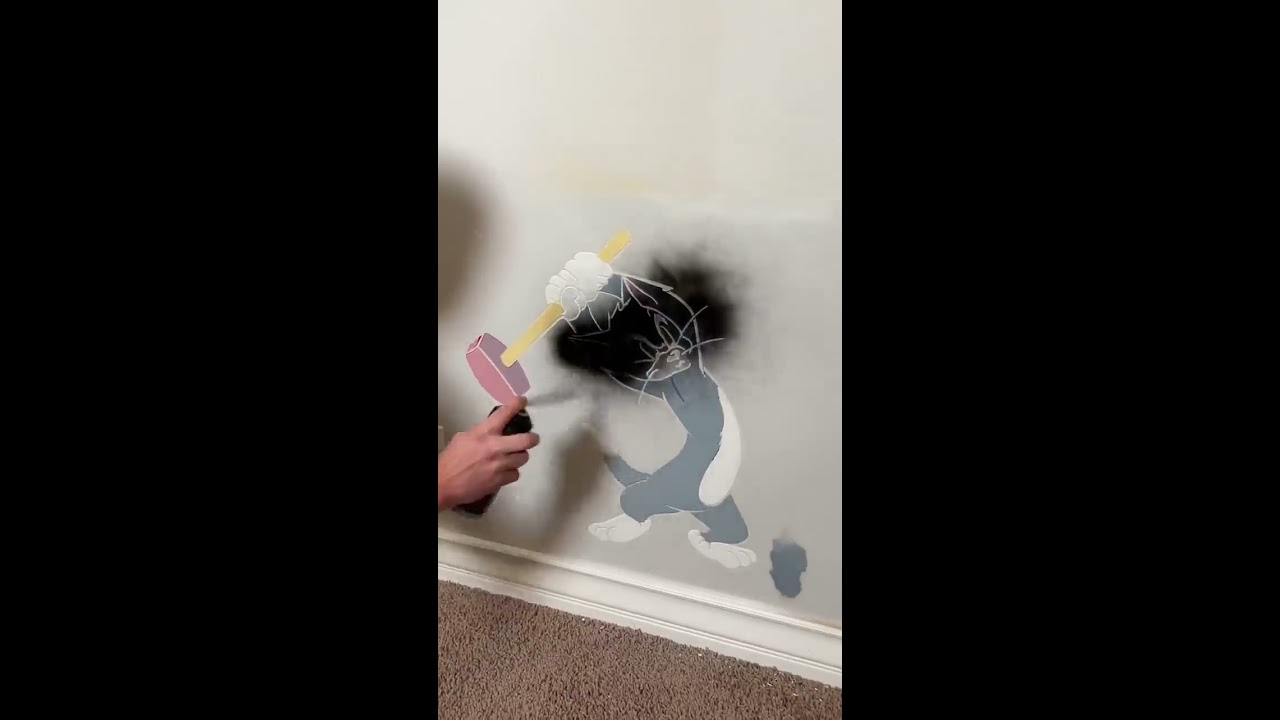 Dad Fixes Hole In Kids Bedroom 