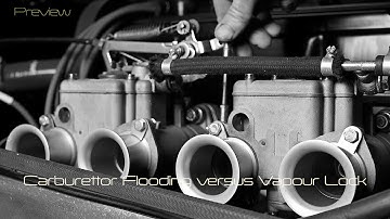 Soon to come out  Carburettor Flooding your worst enemy