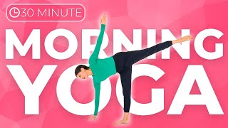 30 minute Full Body Morning Yoga Workout to STRENGTHEN & TONE screenshot 5