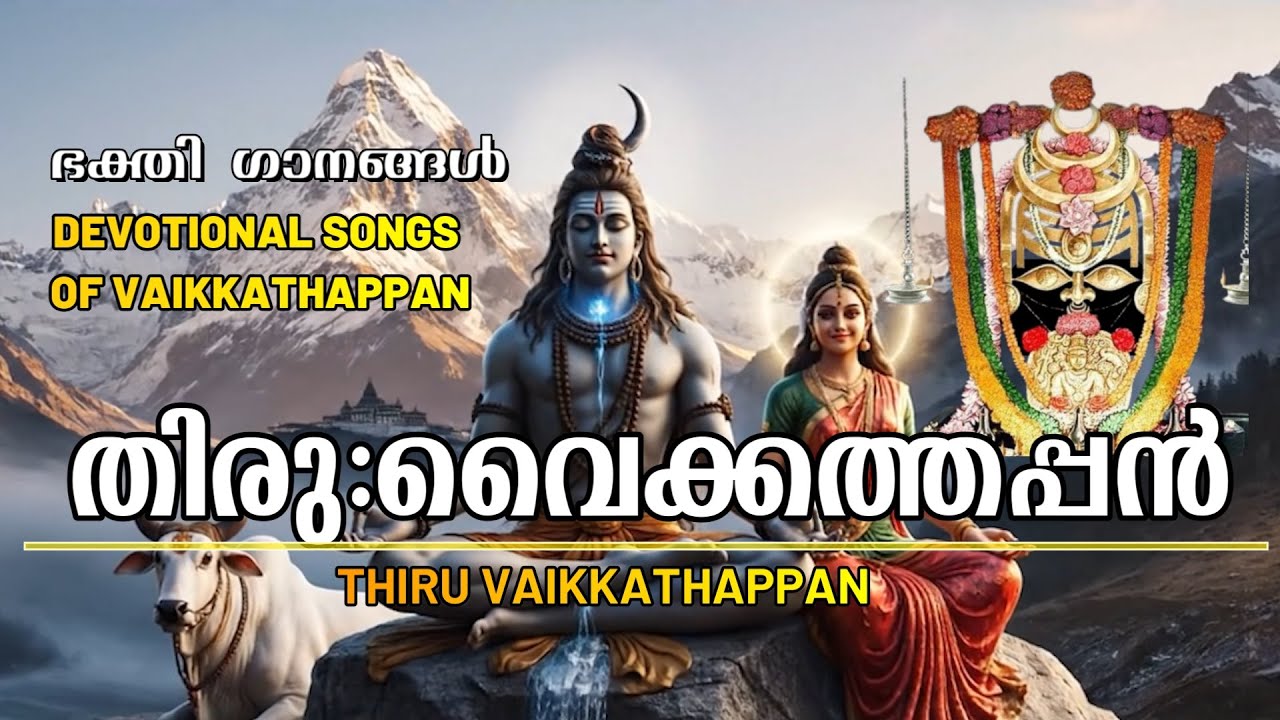 തിരു:വൈക്കത്തപ്പൻ |THIRU VAIKKATHAPPAN MUSICAL  VIDEO | VAIKOM RAMACHANDRAN | ABDUL AZEES