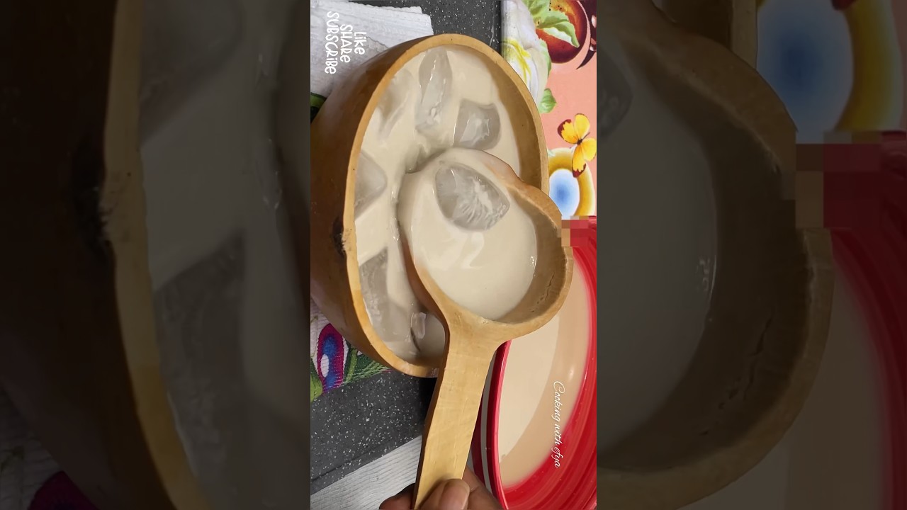 Как приготовить ламуджи / острый напиток из проса | Рецепт напитка зонком 