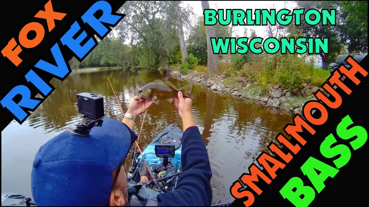 Kayak Fishing Smallmouth Bass and Pike on the Fox River 9/29/2018