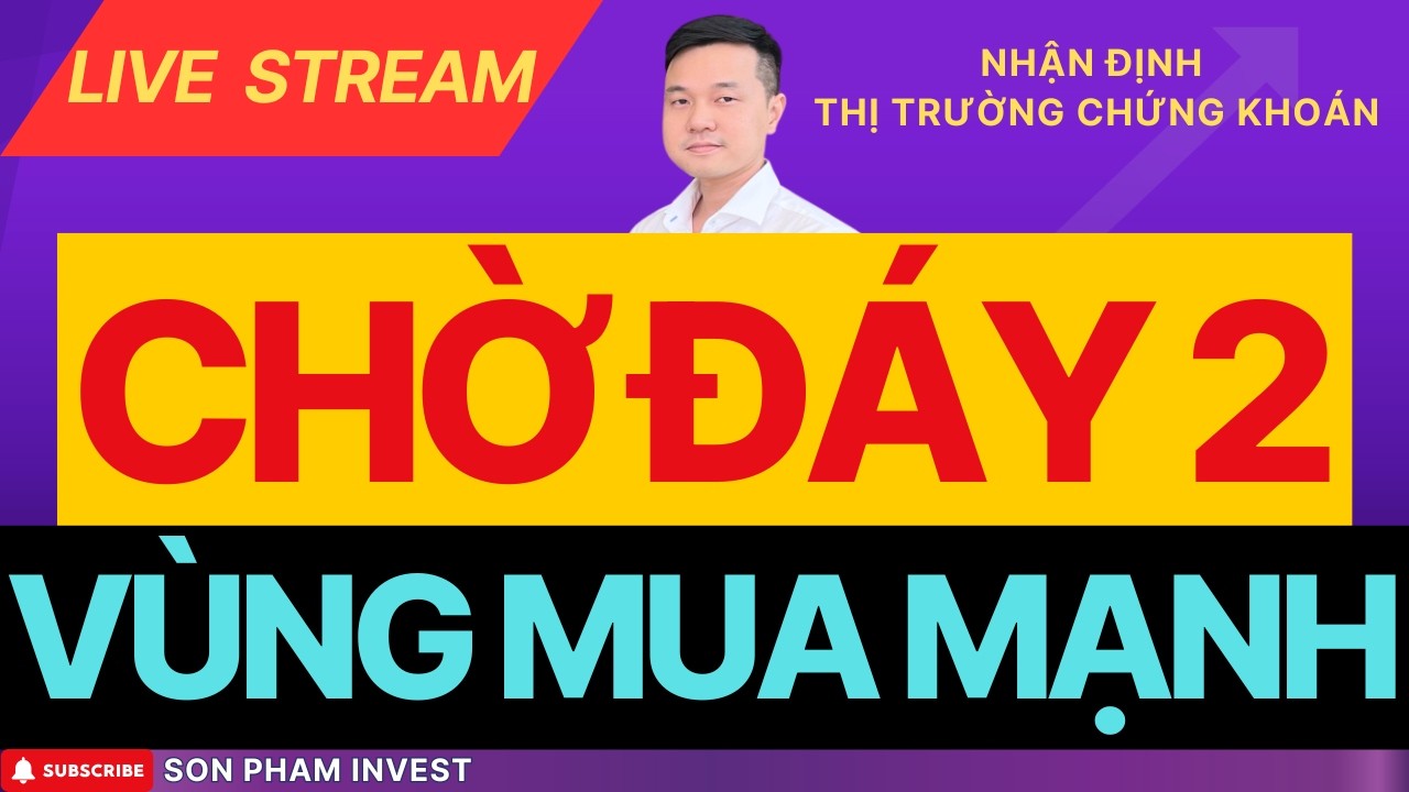 🔴CHỜ ĐÁY 2 - VÙNG MUA MẠNH - HỖ TRỢ LỚN VNINDEX - CƠ HỘI SINH RA TỪ KHỦNG HOẢNG