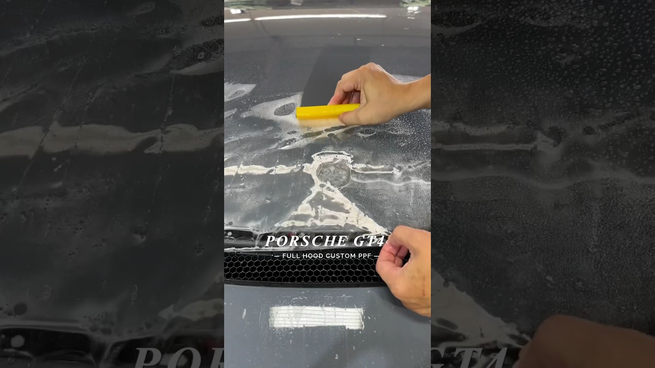 2023 Porsche Cayman GT4 (Arctic Grey) | Hood PPF (Sneak Peek)