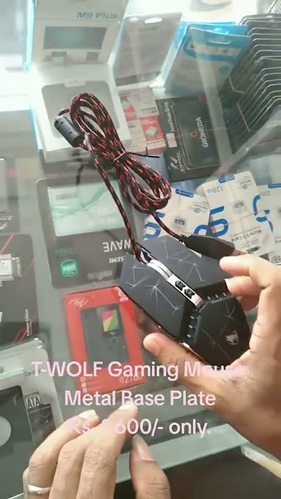 T WOLF V7 Mechanical Gaming Mouse Review  #trending  #showroom #viralshorts #gaming #viral