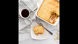 BBQ Chicken Cornbread Bake