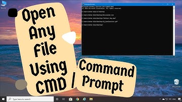 How To Open Any File Using CMD (Command Prompt)