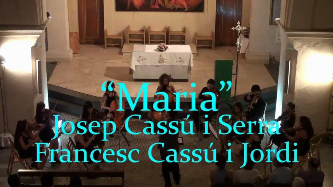 "Maria" de Josep i Francesc Cassú. Jove Ensemble ProArt. Ferran De La Varga, director.