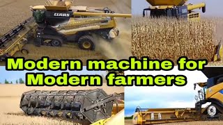 World best combine harvester |  modern machine of farming | @kisantoday5774