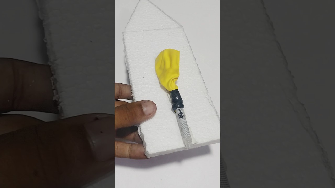 how to make a high speed water boat with balloon 