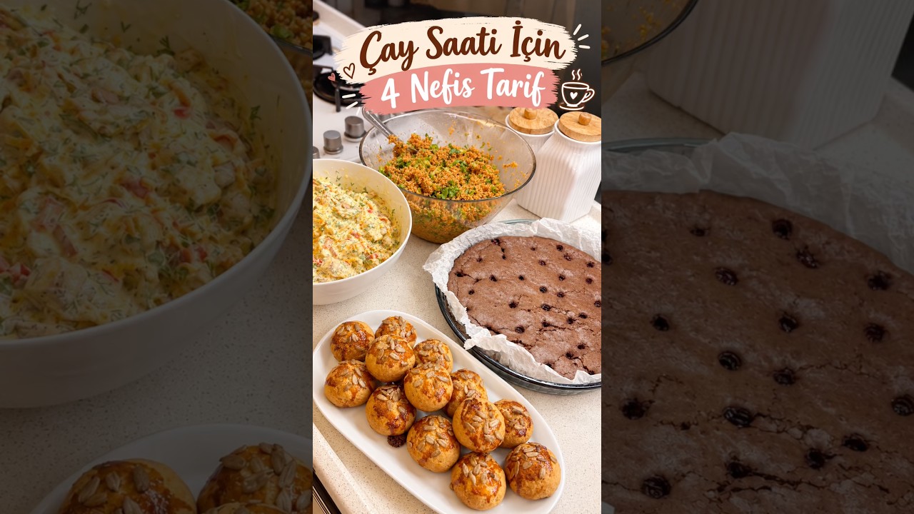 Hangisini Önce Denerdin? 4 Pratik Tarif Bir Arada! 🍪 #çaysaatitarifleri Hangisini Önce Denerdin? 4 Pratik Tarif Bir Arada! 🍪 #çaysaatitarifleri