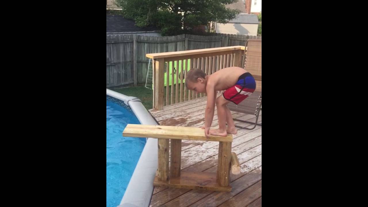 Code 42 and Code 101 homemade diving board 2016 YouTube