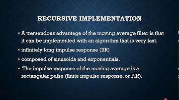 DSP WEEK NO 10 (b) moving average filter