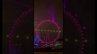 London eye night view