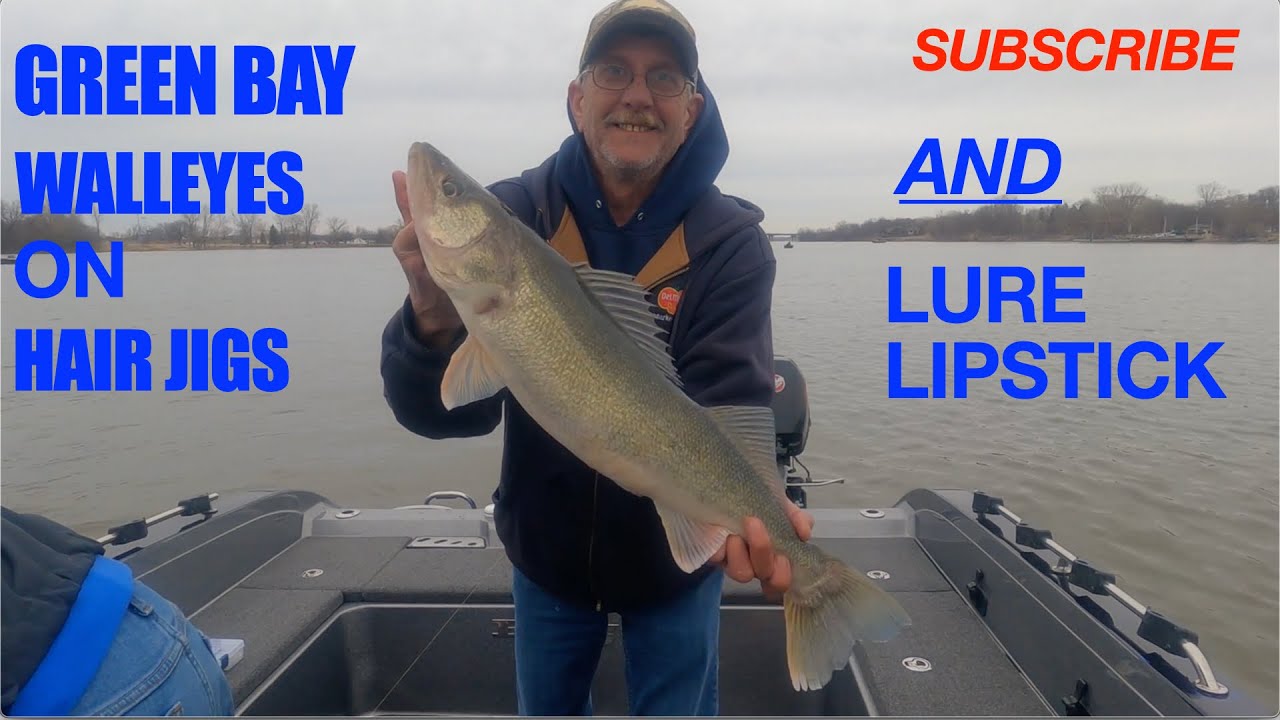 Adapting To The Walleyes Mood with HAIR JIGS and LURE LIPSTICK Fish