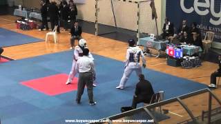 87Kg Ugur Yigit Vs Haluk San 2013 Turkish Senyor Tkd Championships