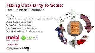 Circular City Week NYC--Taking Circularity to Scale: The Future of Furniture?