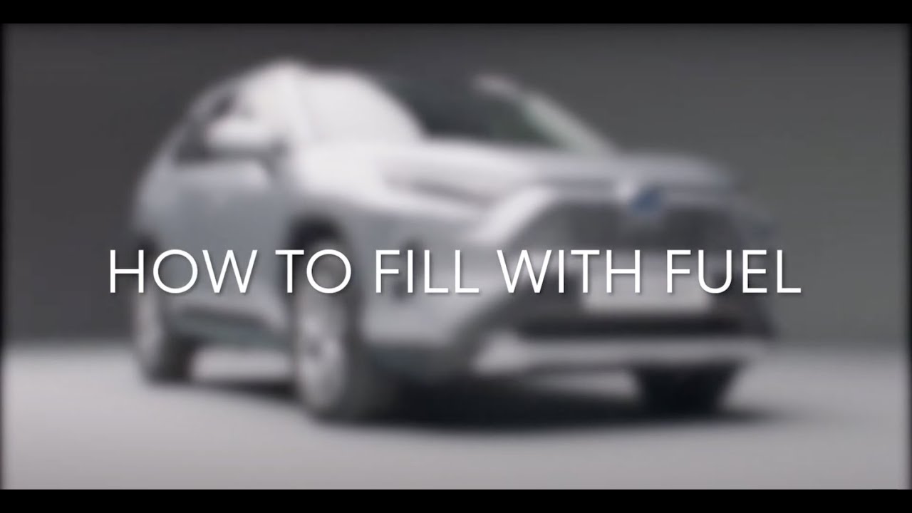 Toyota RAV4: How to fill with fuel - YouTube