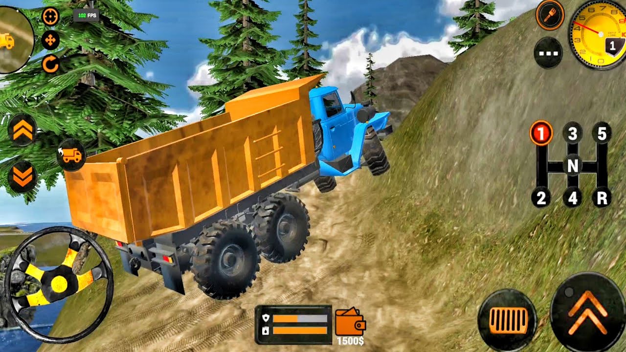 Backhoe Loader JCB Simulator Gameplay - Indian Vehicles Truck JCB Driving - Android Gameplay