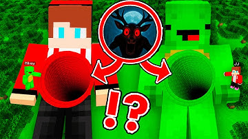 JJ and Mikey Found DEER99 INSIDE LONGEST TUNNELS BIGGEST JJ MIKEY in Minecraft ?!