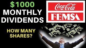 How Many Shares Of Stock To Make $1000 A Month? | Coca-Cola FEMSA (KOF)