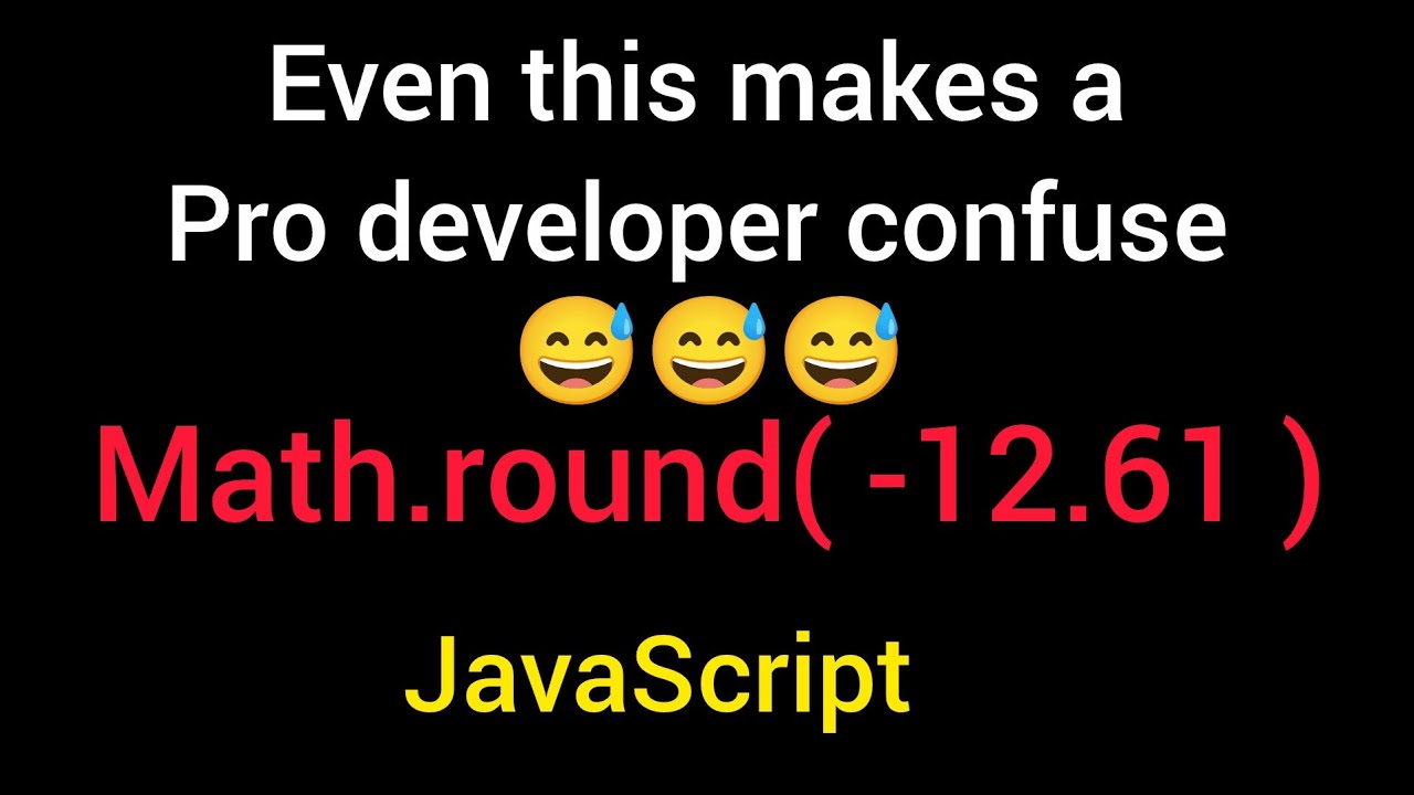 Round off numbers in javaScript - YouTube