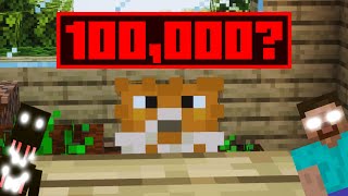 SURVIVE 1 BLOCK with Horror Mods.... (100K Stream ?!?!?!?!)