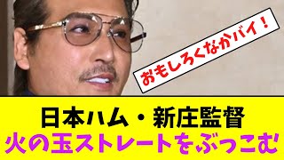 日本ハム・新庄監督、火の玉ストレートをぶっこむ【なんJなんG】【2ch5ch】