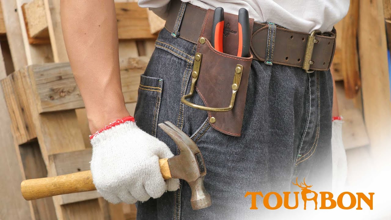 HOMSFOU Tool Storage Rack For Belt - Pliers Holder, Drill Holder, Hammer Carrier, Oxford Cloth Organizer - View #2