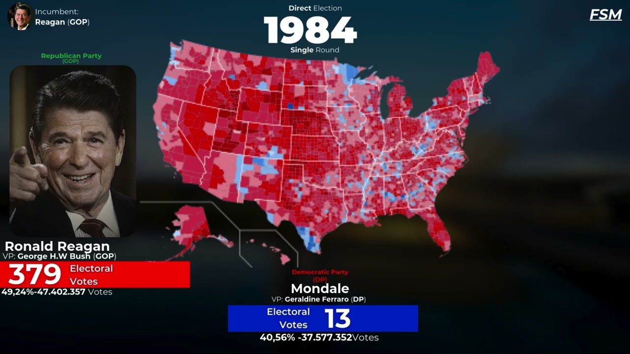 Campaign Song "Go Ronnie" by Ronald Reagan for President of USA in 1984