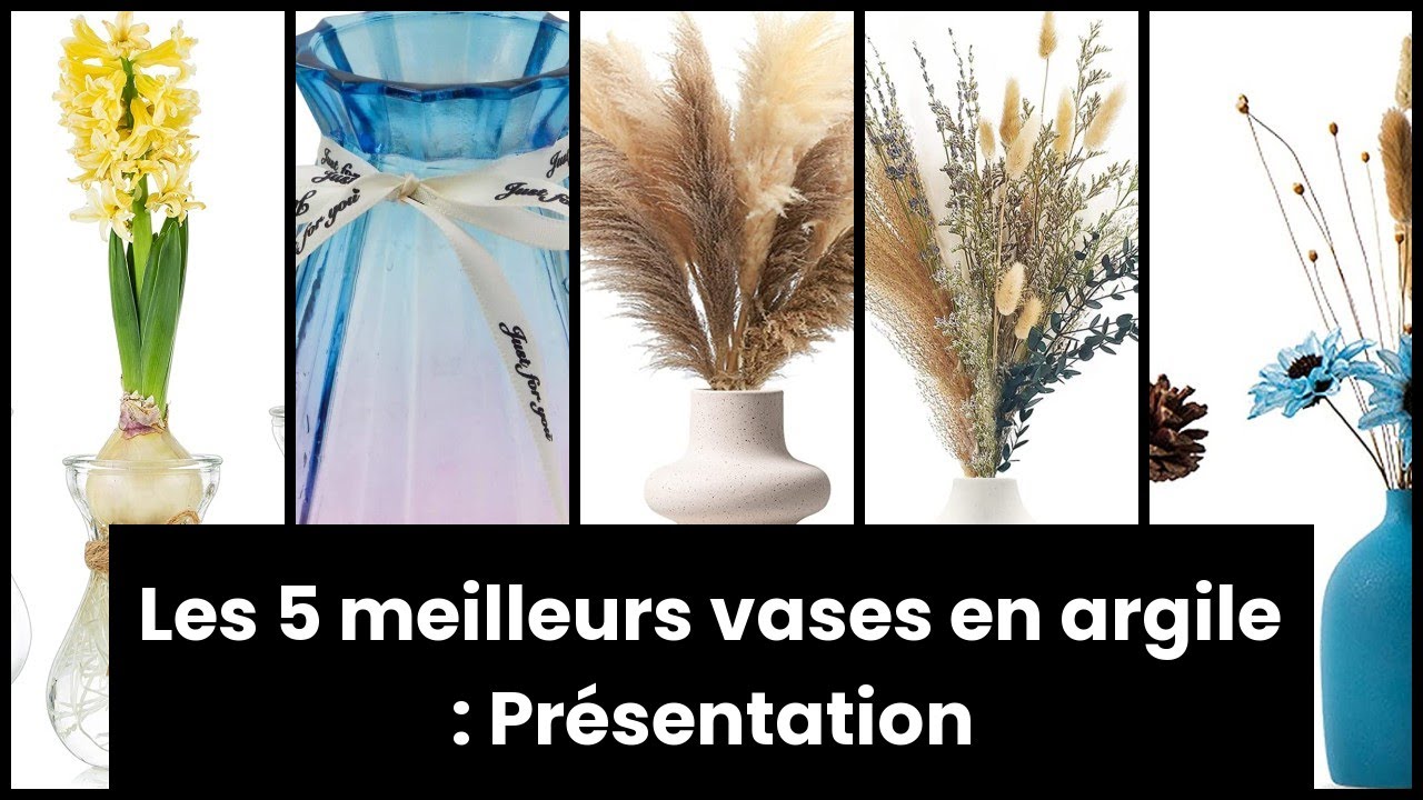 【Vases en argile】Les 5 meilleurs vases en argile Présentation YouTube