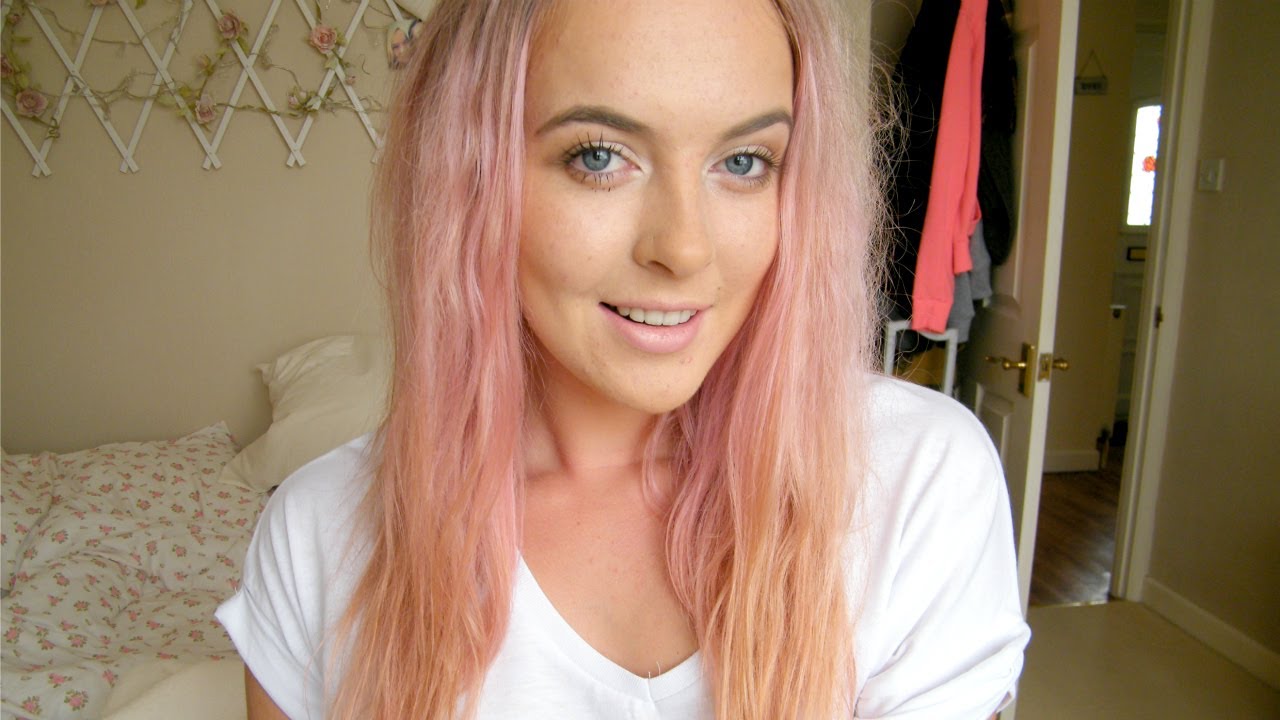 Bleach London Rose Review How To Get Pastel Pink Hair Youtube