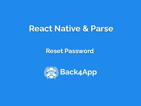 React Native Parse - User Password Reset