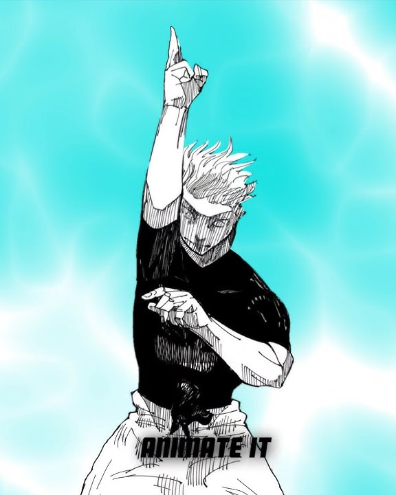 SMALL TUTORIAL OF MANGA ANIMATION EDIT #tutorial #jjk #gojo