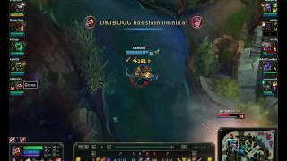 Lol Highlights- Graves Quadra Kill