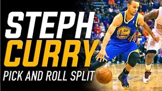 Stephen Curry Pick and Roll Split | NBA Basketball Moves