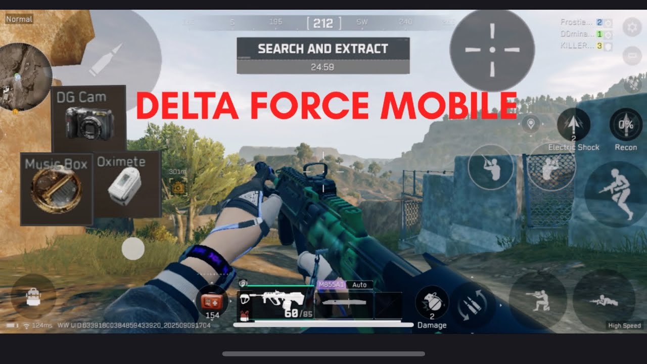 Delta Force Mobile AUG meta gameplay | 