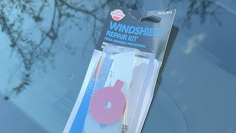 First time fixing chipped windshield. #automobile #diy #car #windshieldrepair