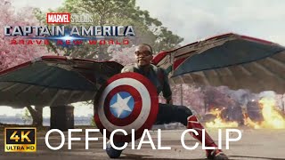 Captain America: Brave New World - Official 'Cap VS Hulk' Clip (2025) Harrison Ford (4K)
