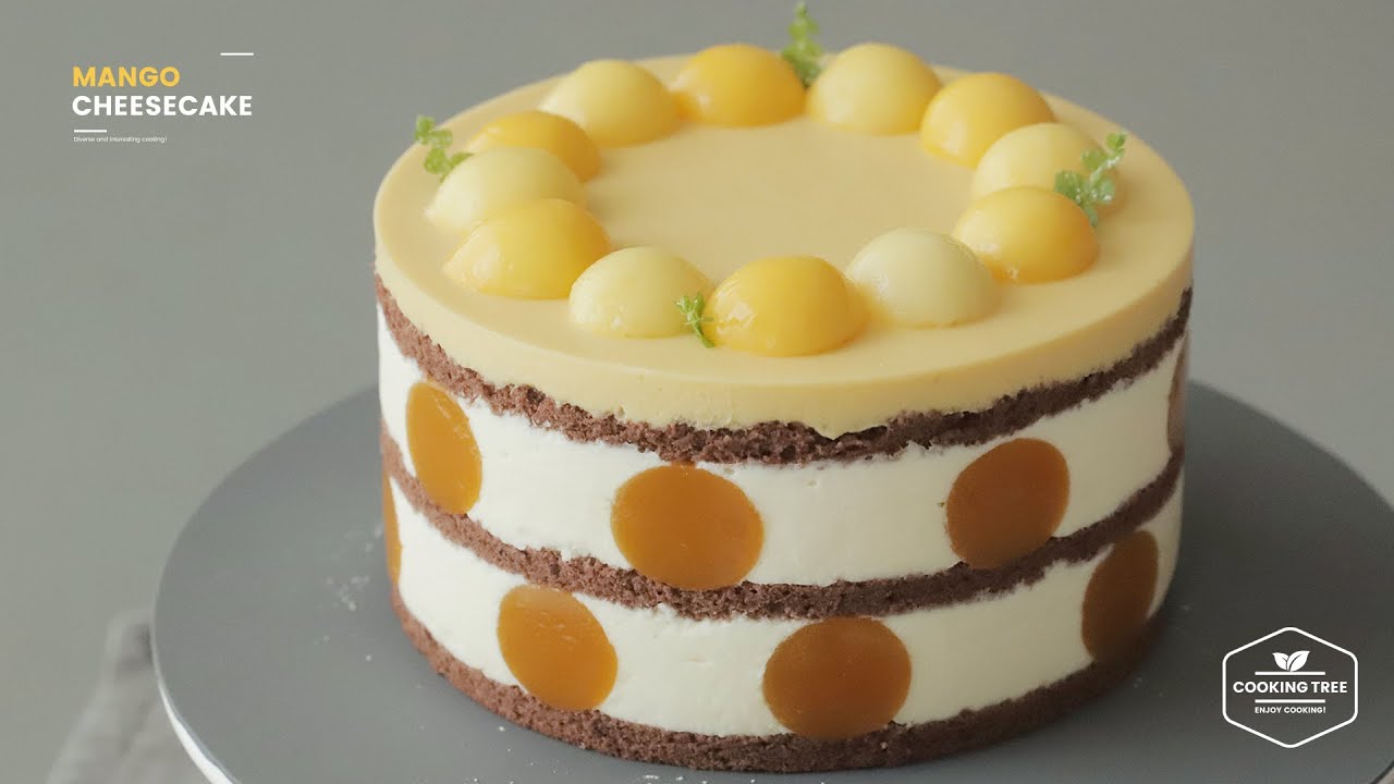 망고 치즈케이크 만들기 : Mango Cheesecake Recipe | Cooking tree