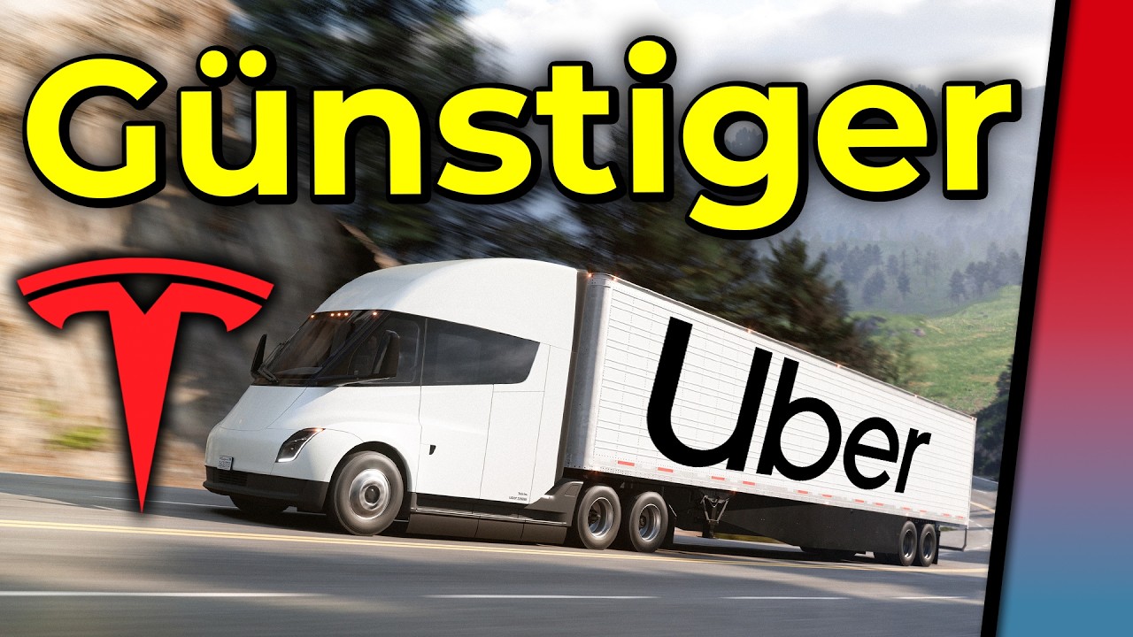 Lohnt sich ab Tag 1: Disruption am Lkw-Markt: Tesla Semi + Uber Freight
