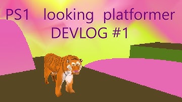 ps1 looking platformer | indie devlog #1